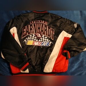 Black‎ and Red NASCAR Jacket. Dale Earnhardt Senior #3. Mens 2xL
